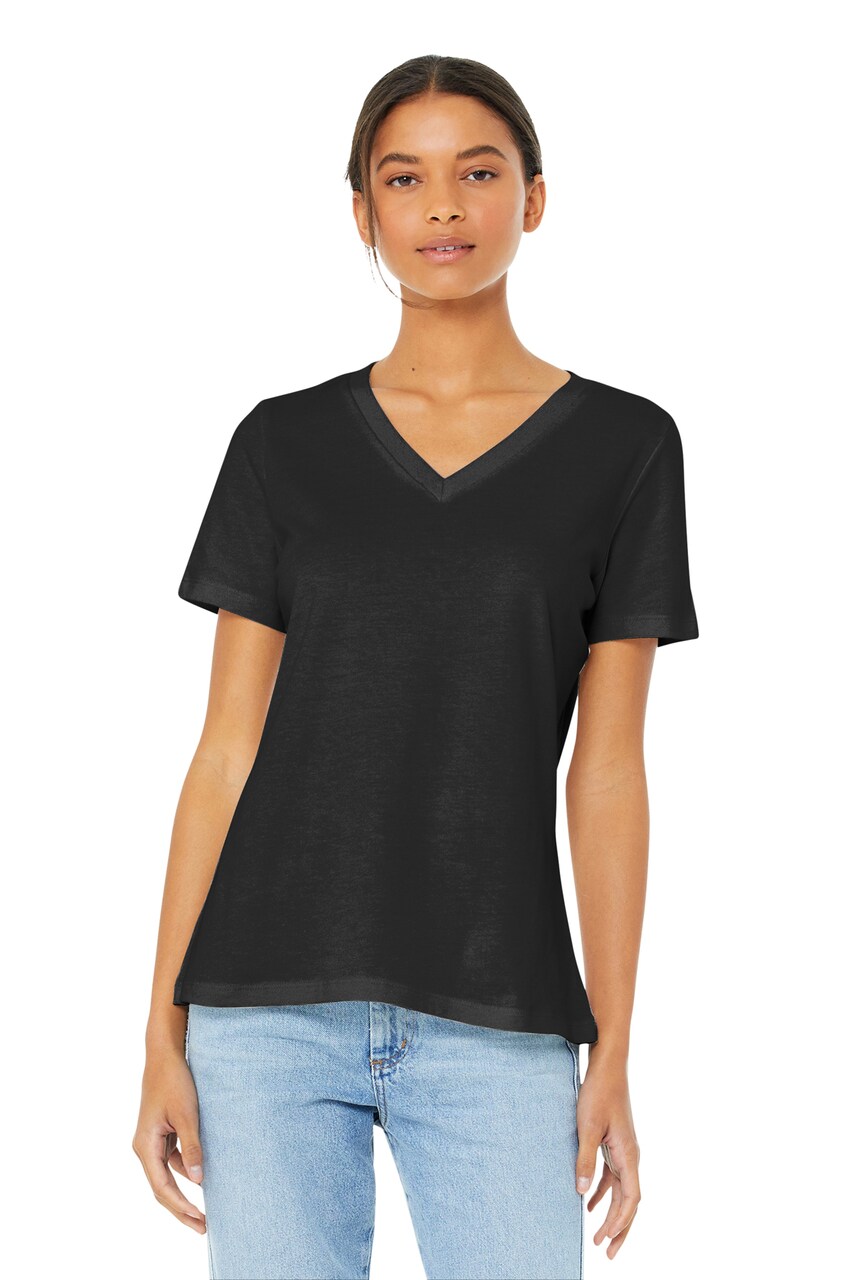 BELLA + CANVAS® Women’s Relaxed Jersey Short Sleeve V-Neck Tee